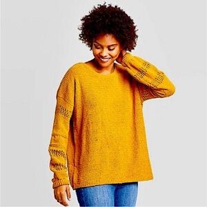 Knox Rose Women’s Sweater - Yellow - Size Medium